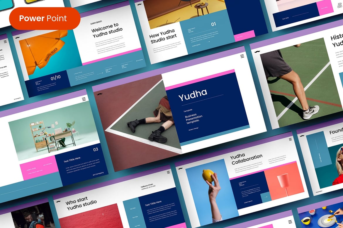 Template PowerPoint Kreatif untuk Presentasi Menarik