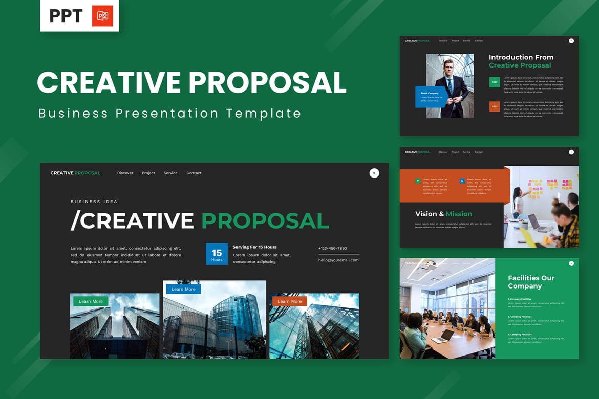 Template Presentasi Kreatif untuk Proposal Bisnis