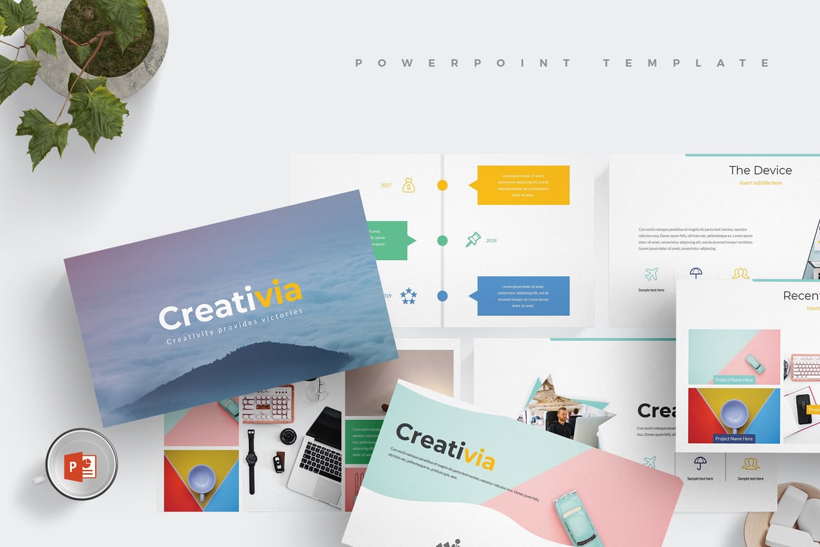 Creativia - Template PowerPoint Serbaguna untuk Presentasi Menarik