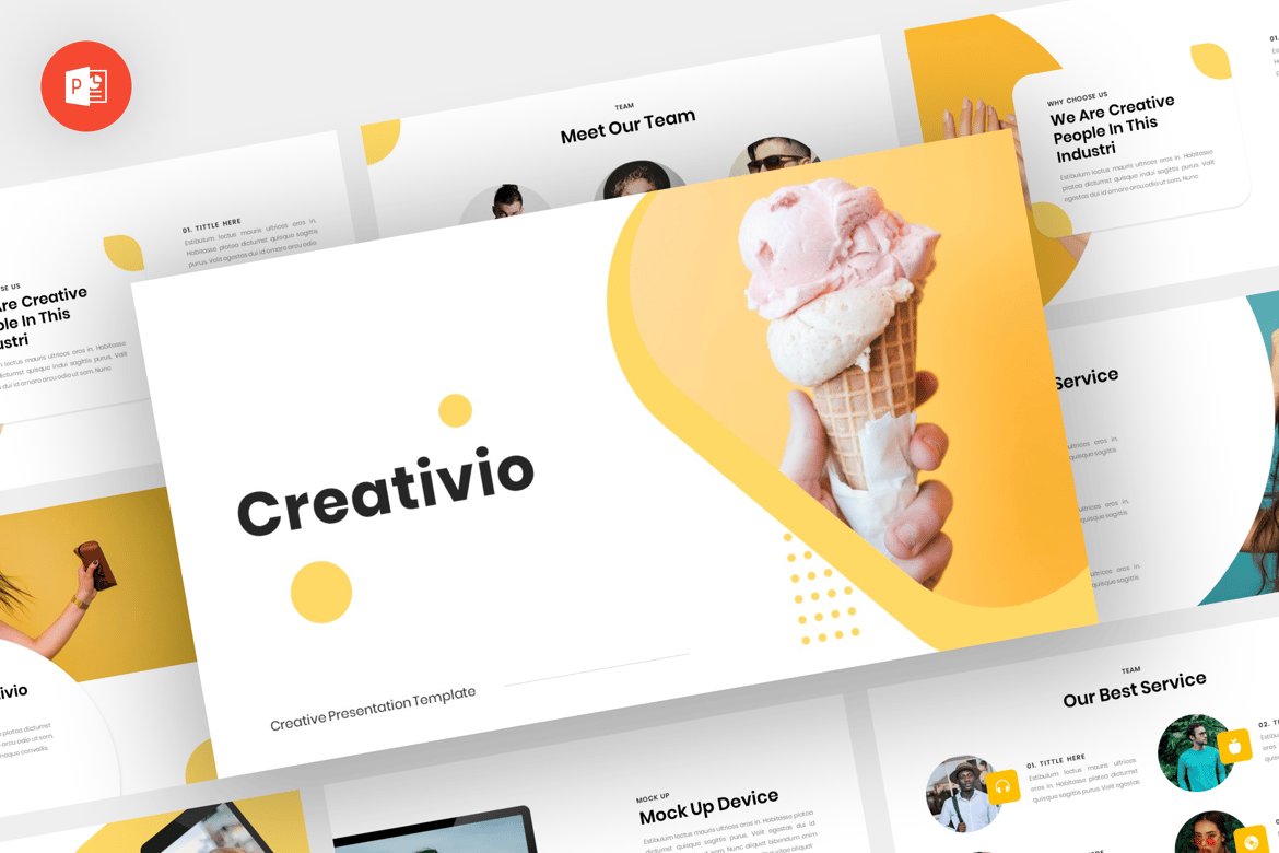 Creativio - Template Powerpoint Kreatif yang Menawan
