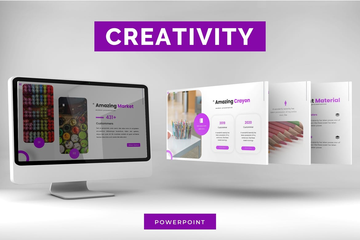 Template Presentasi Kreatif - PowerPoint yang Menarik