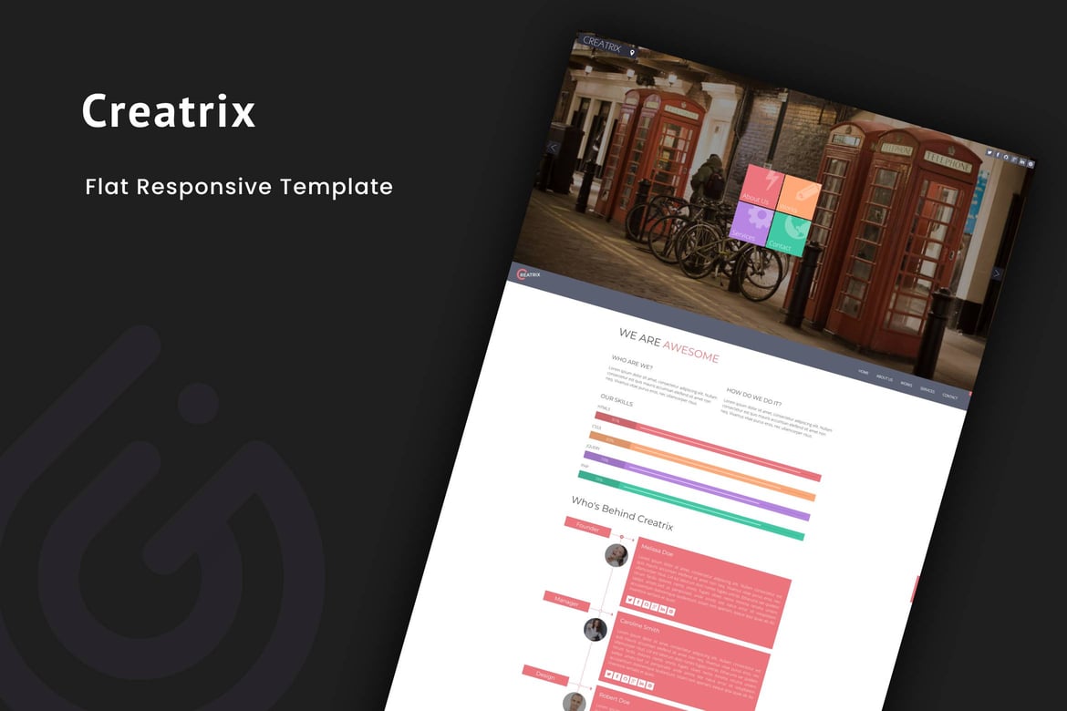 Creatrix - Template Website Responsif dan Modern
