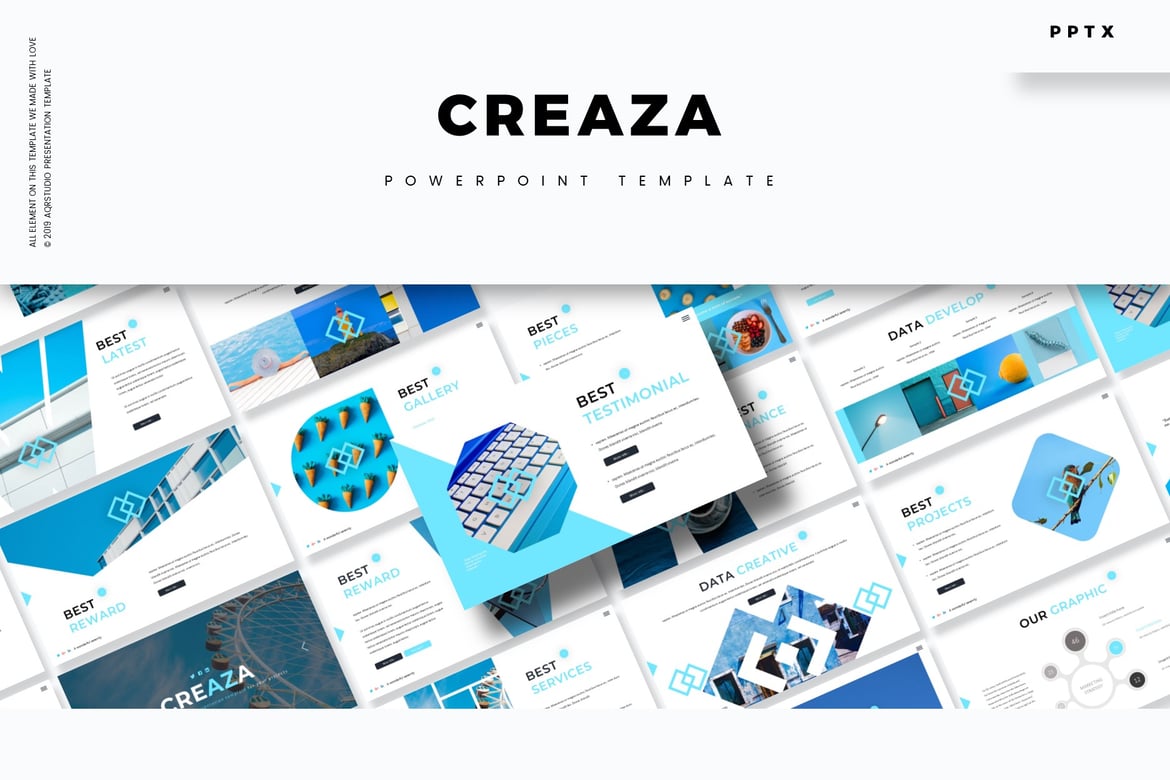 Creaza - Template Powerpoint Serbaguna yang Menarik