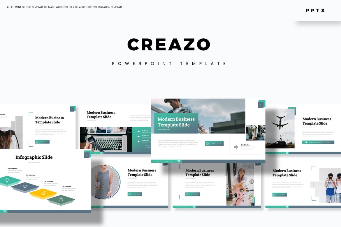 Creazo - Template PowerPoint Serbaguna dan Menarik