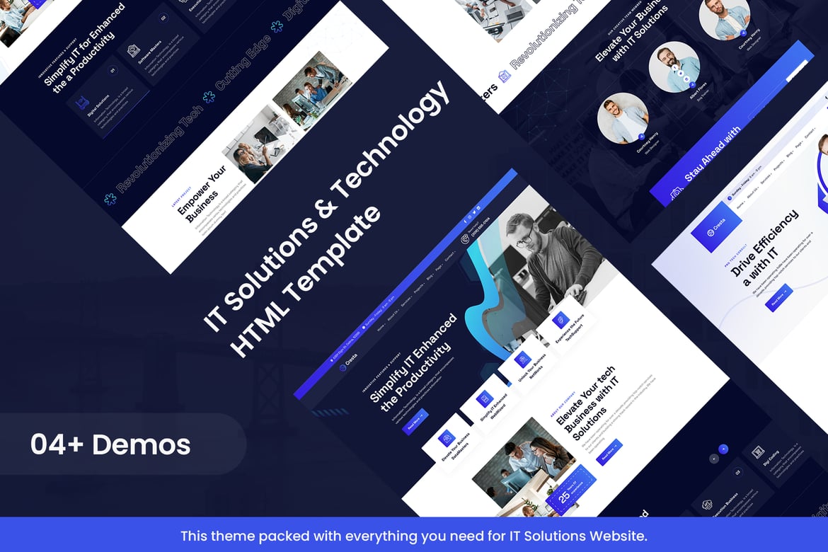Cresta - Template Website Solusi IT dan Teknologi yang Modern