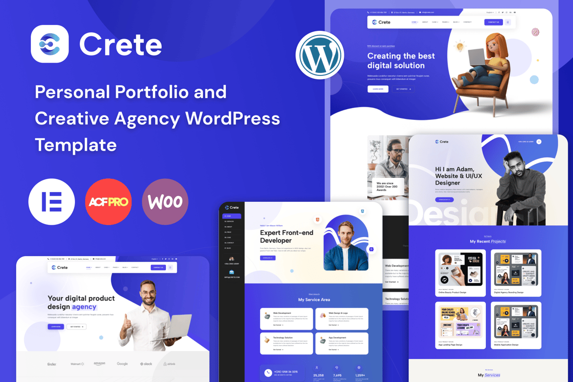 Crete - Tema WordPress Portofolio dan Agensi Kreatif yang Menawan