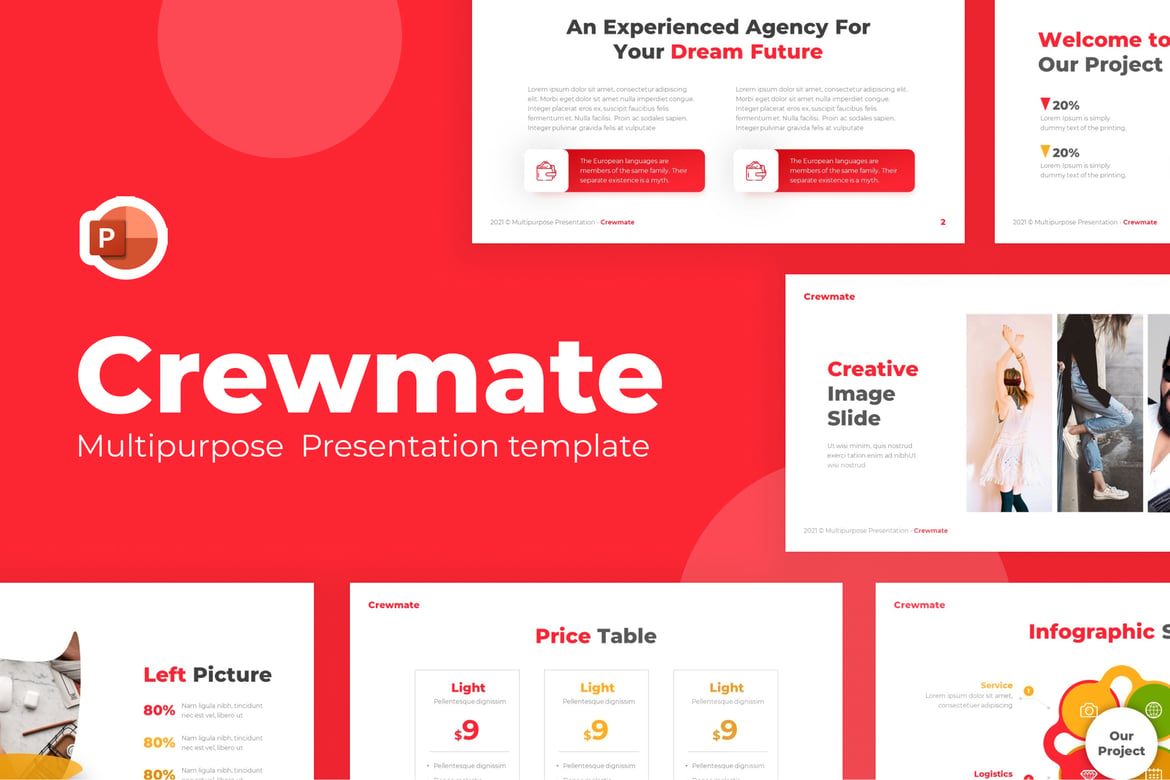 Template PowerPoint Serbaguna Crewmate yang Menarik