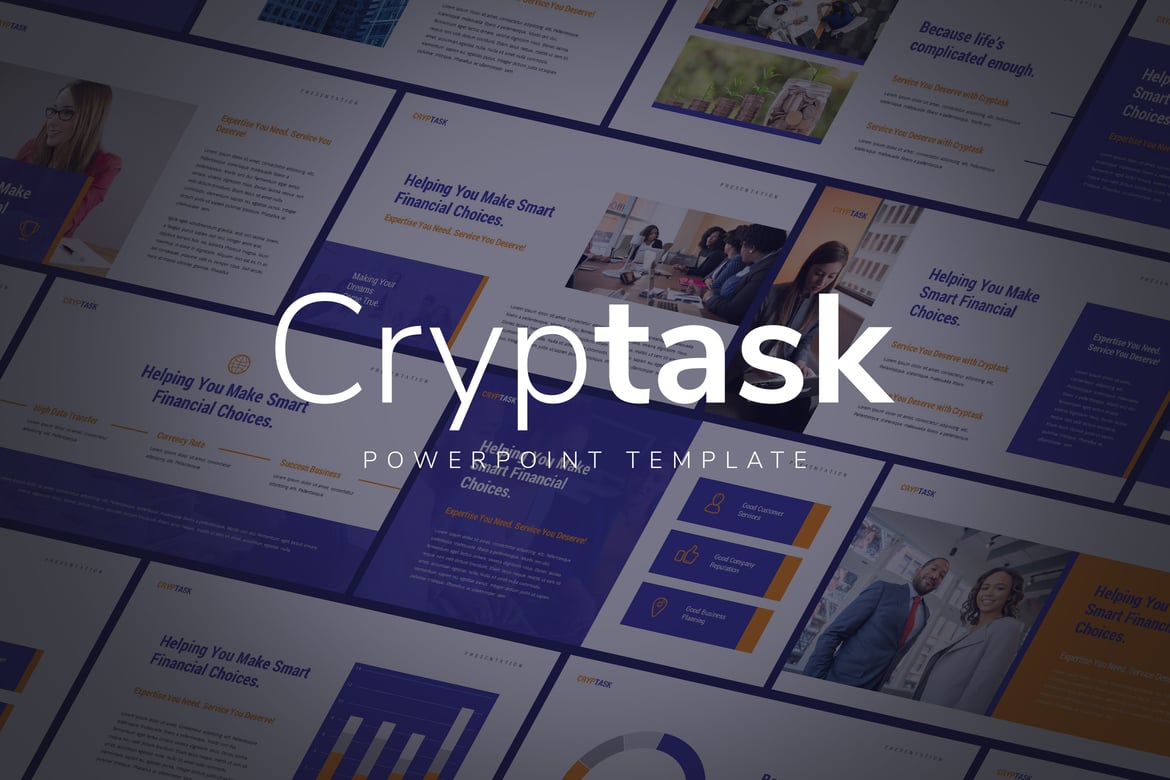Template Powerpoint Criptask - Solusi Presentasi Profesional Anda