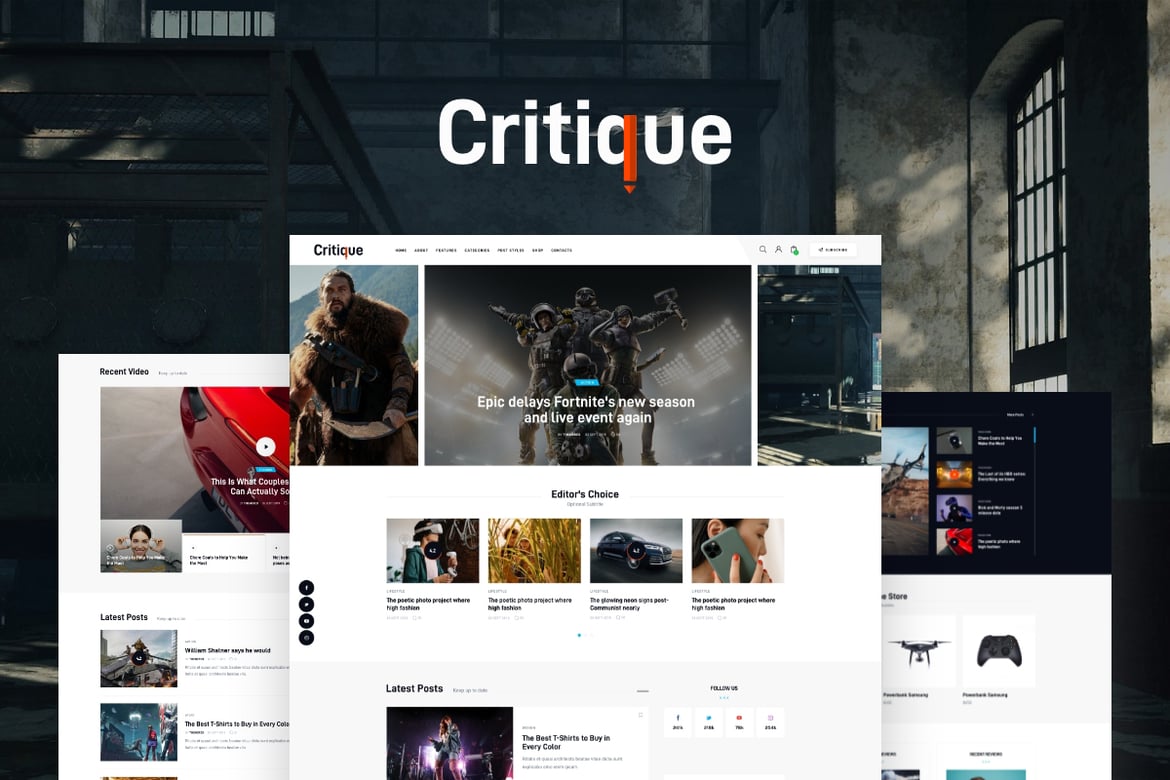 Tema WordPress Critique: Pilihan Tepat untuk Blog Trendy dan Menarik