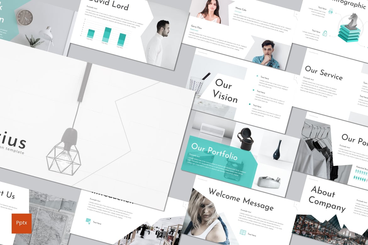 Crius - Template Presentasi PowerPoint yang Kreatif dan Minimalis