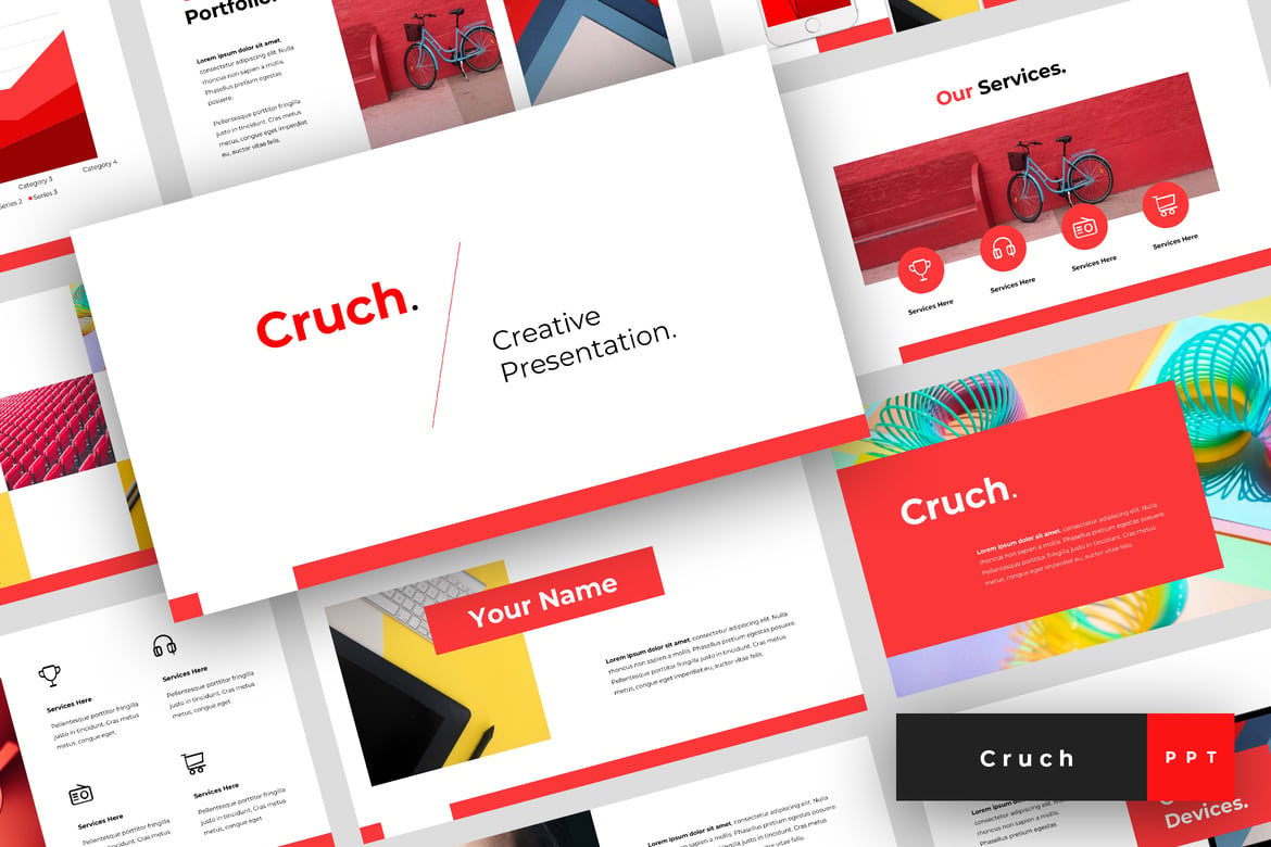 Cruch - Template PowerPoint Kreatif untuk Presentasi Anda