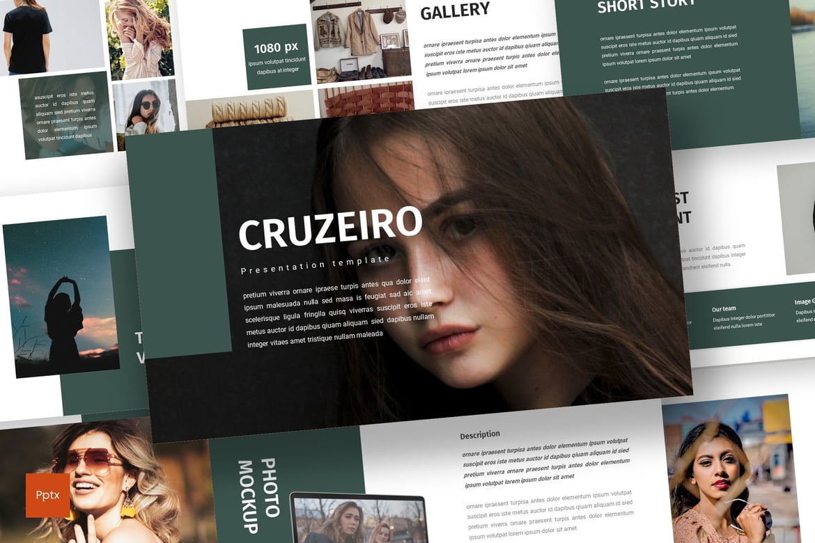 Template Presentasi Powerpoint Cruizaro yang Kreatif dan Minimalis