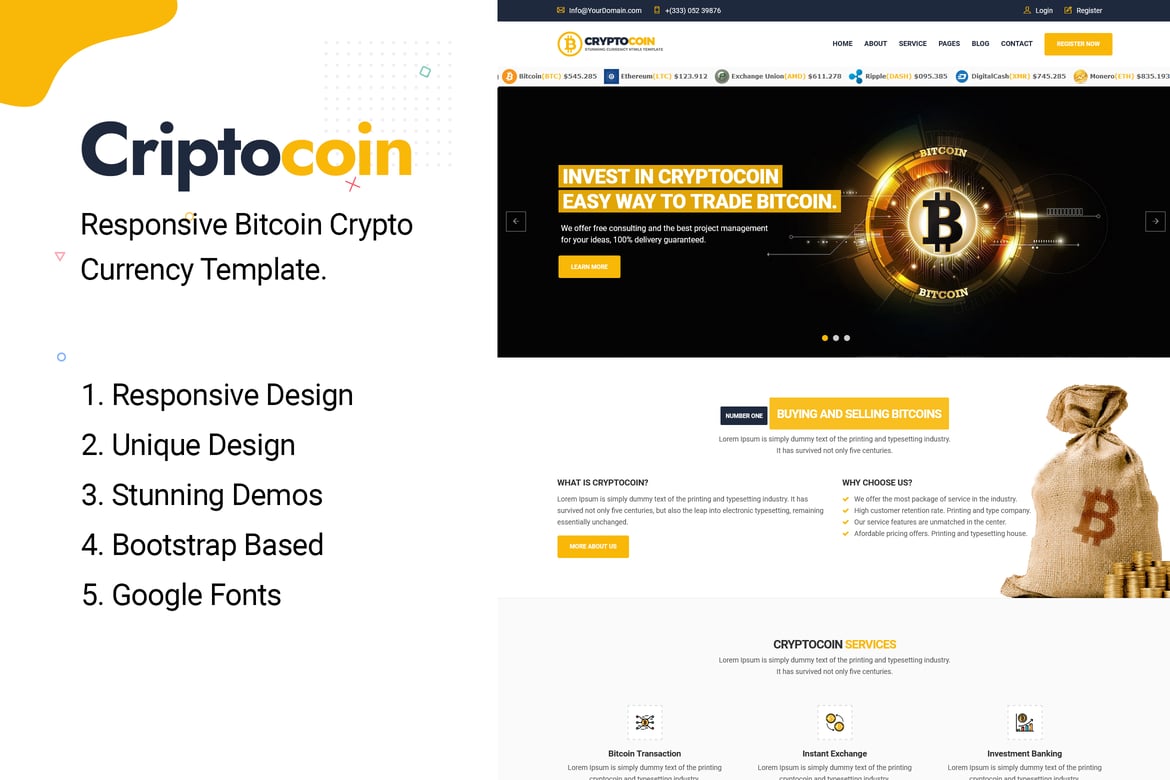 Template Website CryptoCoin | Solusi Terbaik untuk Cryptocurrency dan Bitcoin