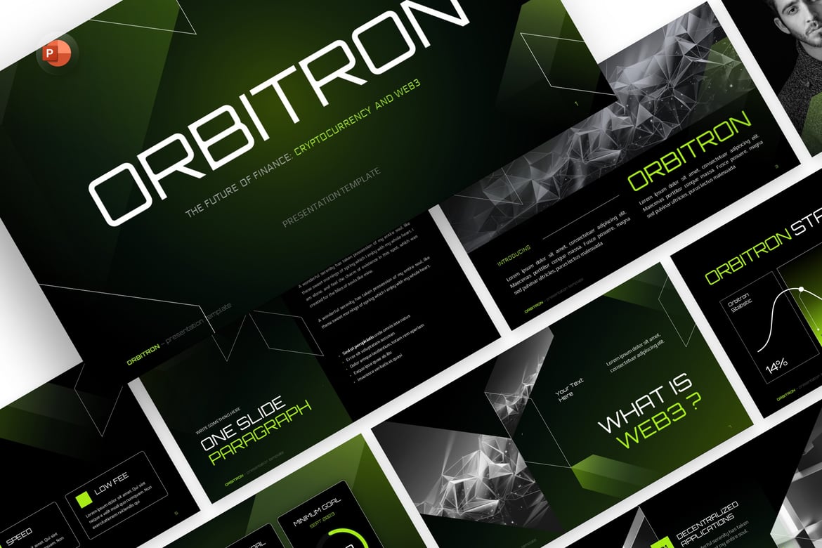 Template PowerPoint Cryptocurrency & Web3 yang Menarik