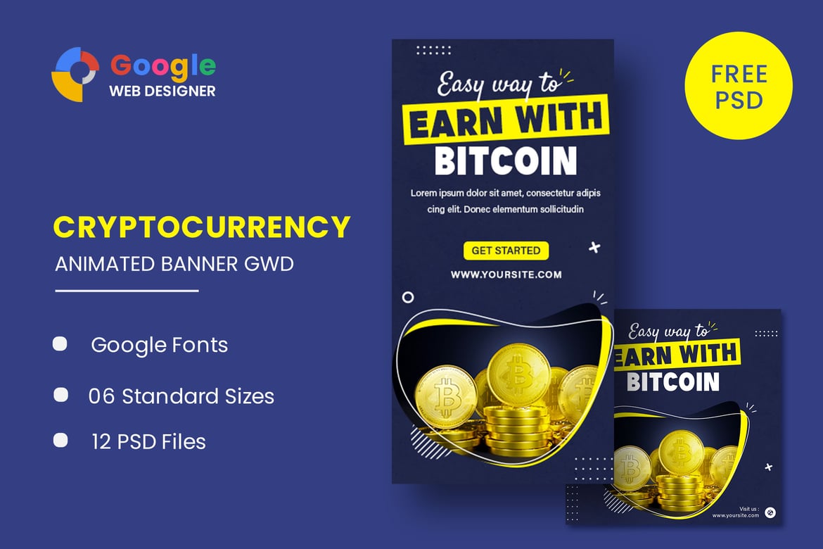 Template Web Cryptocurrency Bitcoin yang Menarik dan Profesional