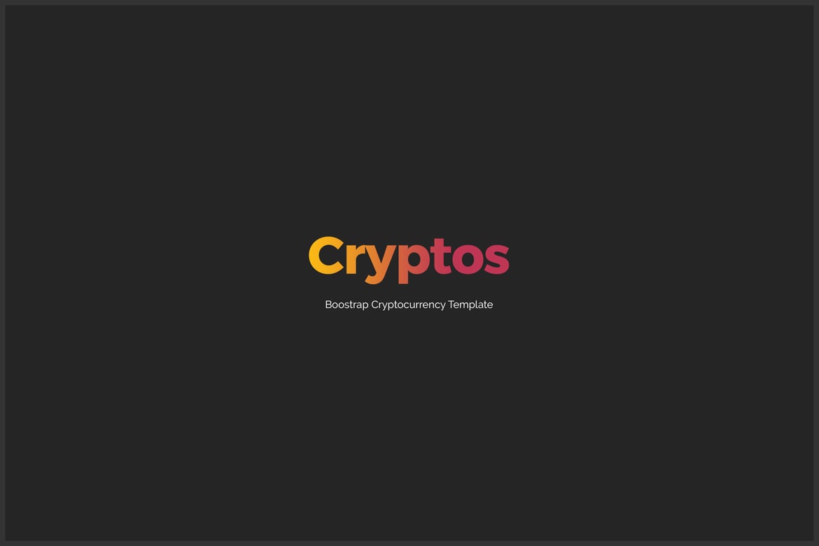 Template Website Cryptocurrency Profesional - CRYPTOS