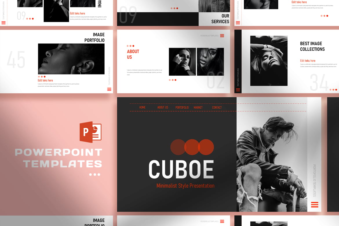 Template Presentasi PowerPoint CUBOE yang Menarik dan Profesional