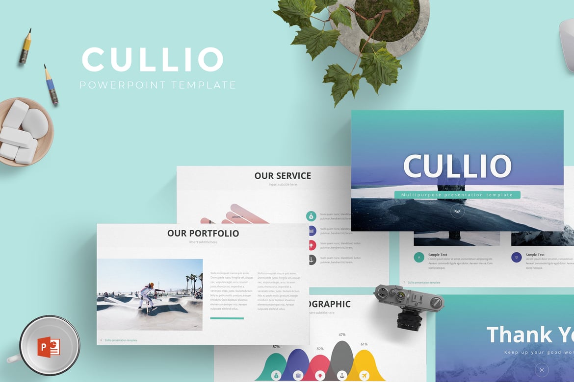 Cullio - Template Powerpoint Serbaguna