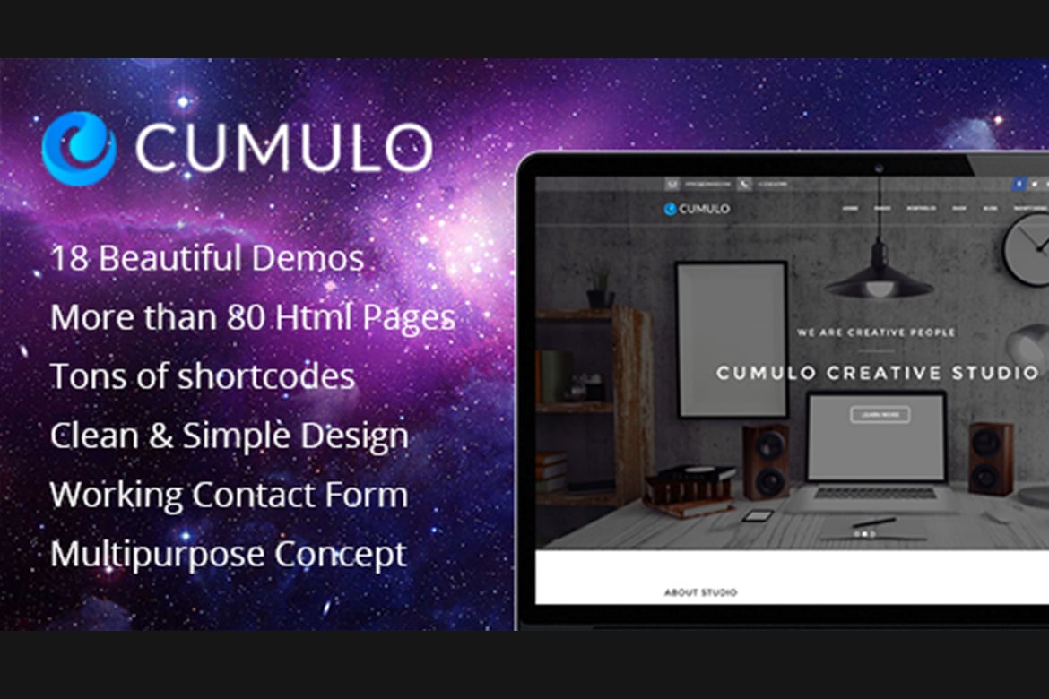 Cumulo - Template Website Serbaguna untuk Semua Kebutuhan