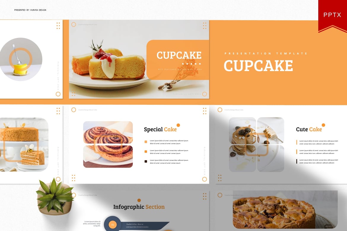 Template Presentasi Cupcake | Powerpoint yang Menarik dan Profesional