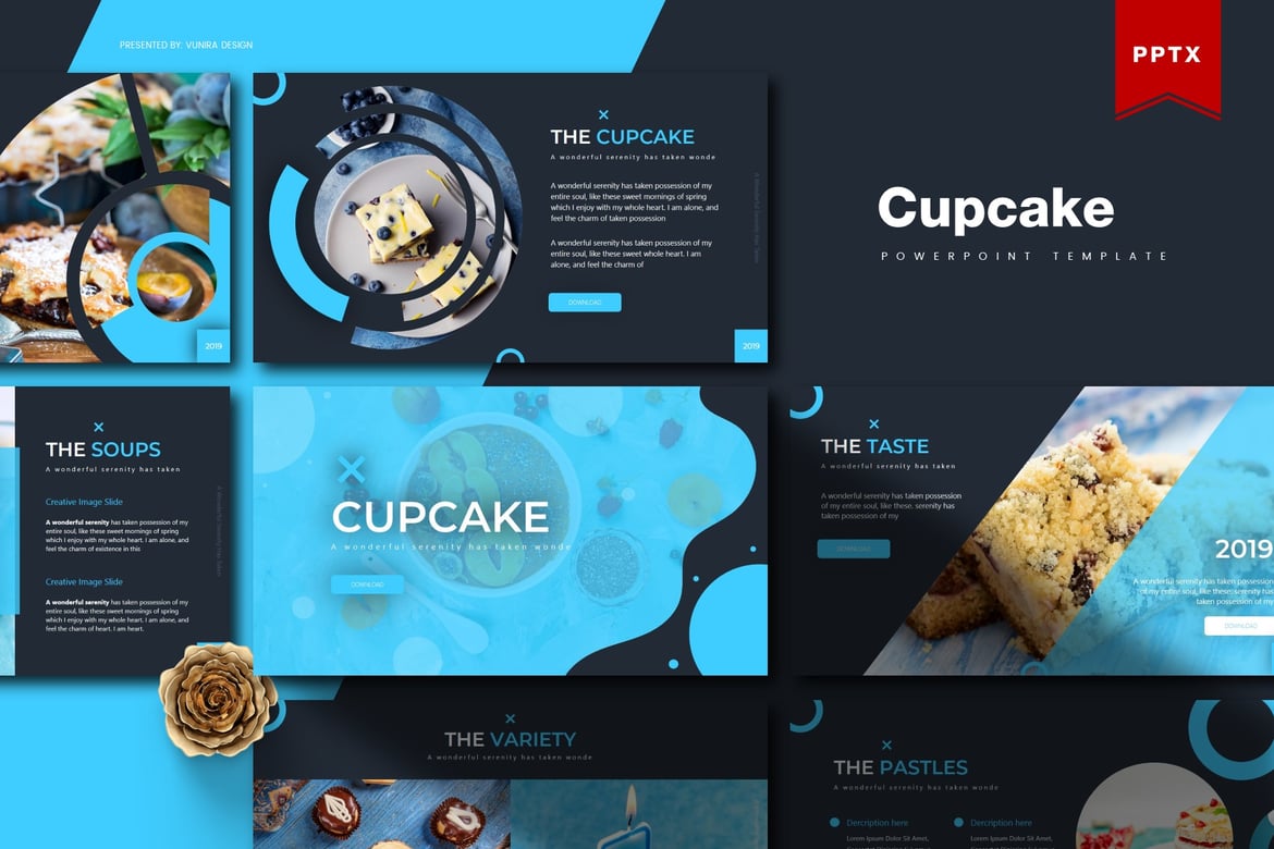 Cupcake: Template Presentasi PowerPoint Menarik dan Profesional