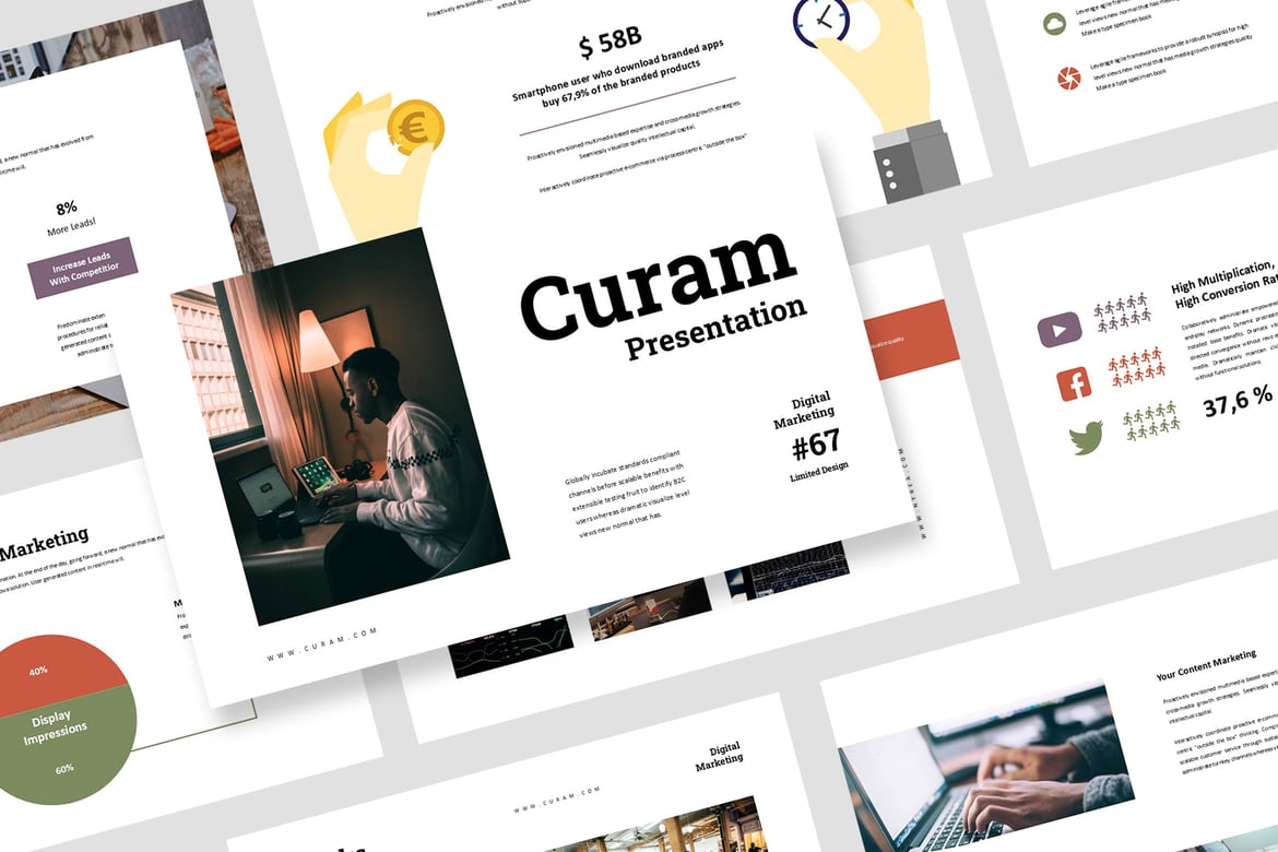 Curam: Template Presentasi Digital yang Mengagumkan