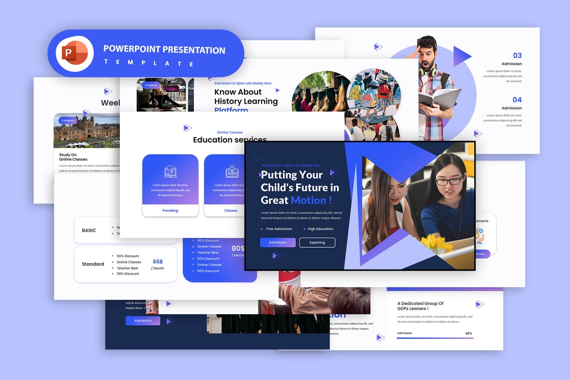 Template Presentasi PowerPoint Kurikulum yang Menarik dan Serbaguna