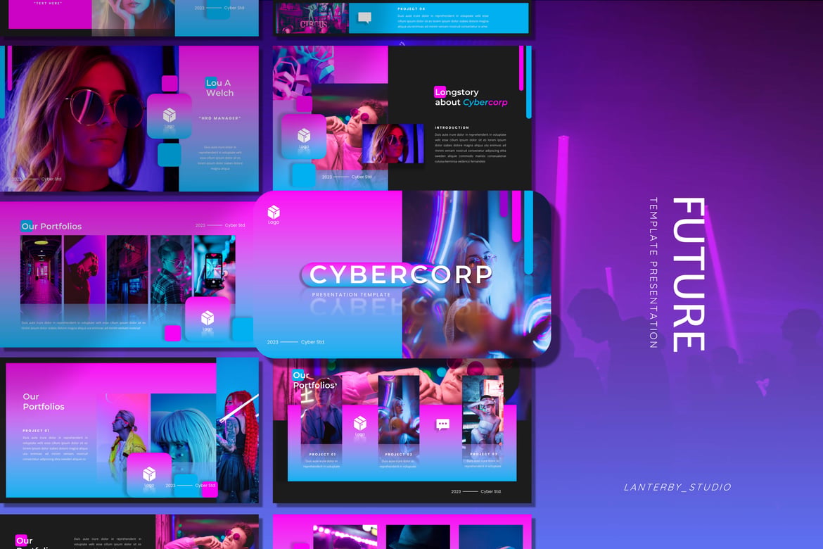 Template PowerPoint Cyber: Solusi Kreatif untuk Presentasi Bisnis Anda