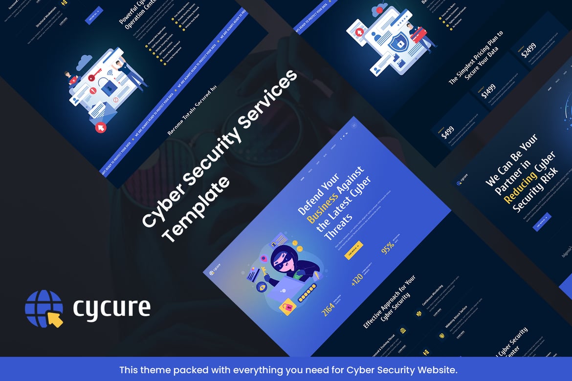 Cycure - Template Website Layanan Keamanan Siber