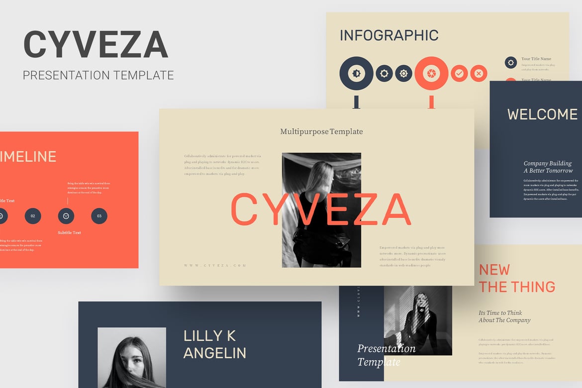 Cyveza - Template PowerPoint Serbaguna untuk Presentasi yang Menarik