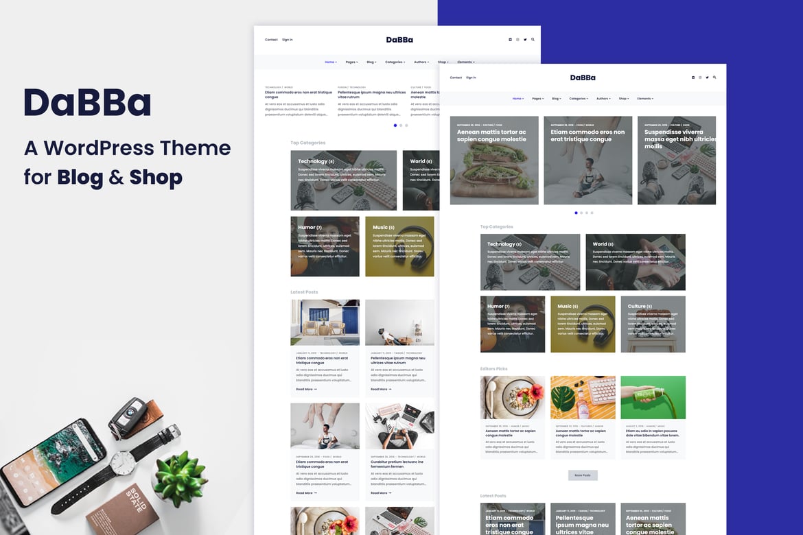 Dabba: Tema WordPress Modern untuk Blog dan Toko Anda