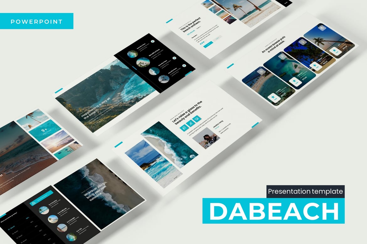 Dabeach - Template Powerpoint Multifungsi untuk Presentasi Menarik