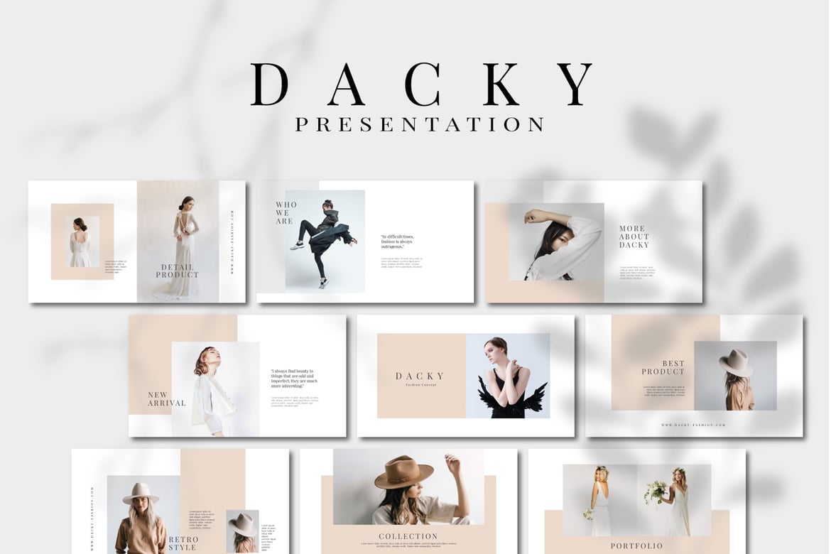 Dacky - Template PowerPoint Kreatif dan Menarik