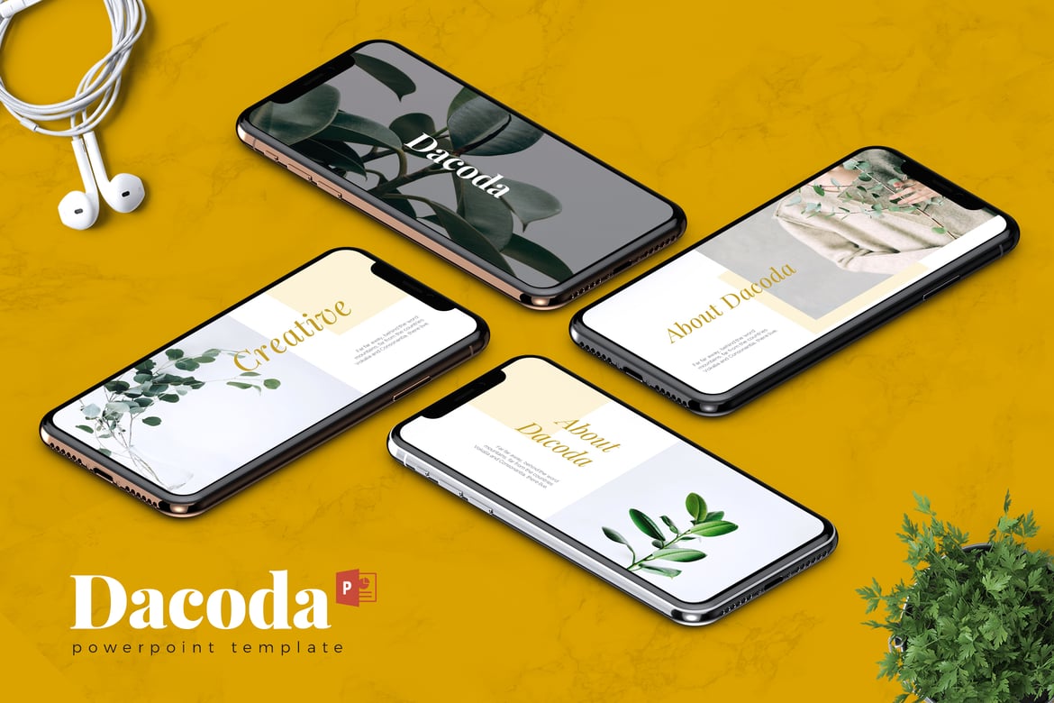 DACODA - Template Presentasi PowerPoint Kreatif yang Menarik