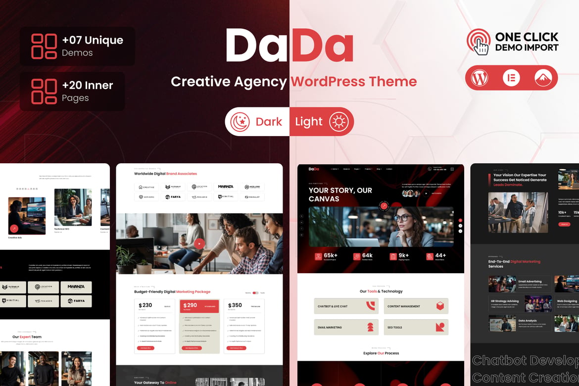 DaDa - Tema WordPress Konsultasi Bisnis Kreatif