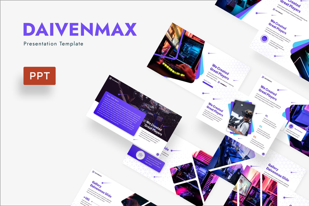 Daivenmax - Template Presentasi PowerPoint yang Kreatif dan Elegan