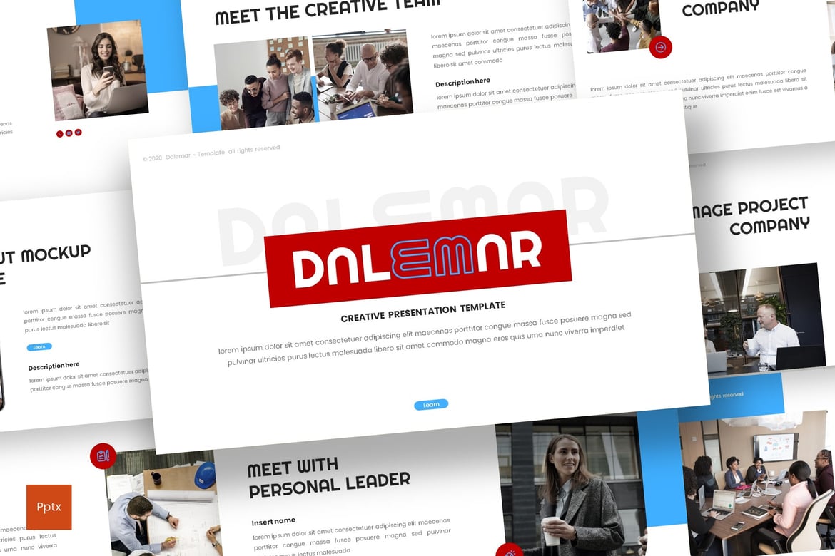 Dalemar - Template PowerPoint Kreatif dan Minimalis
