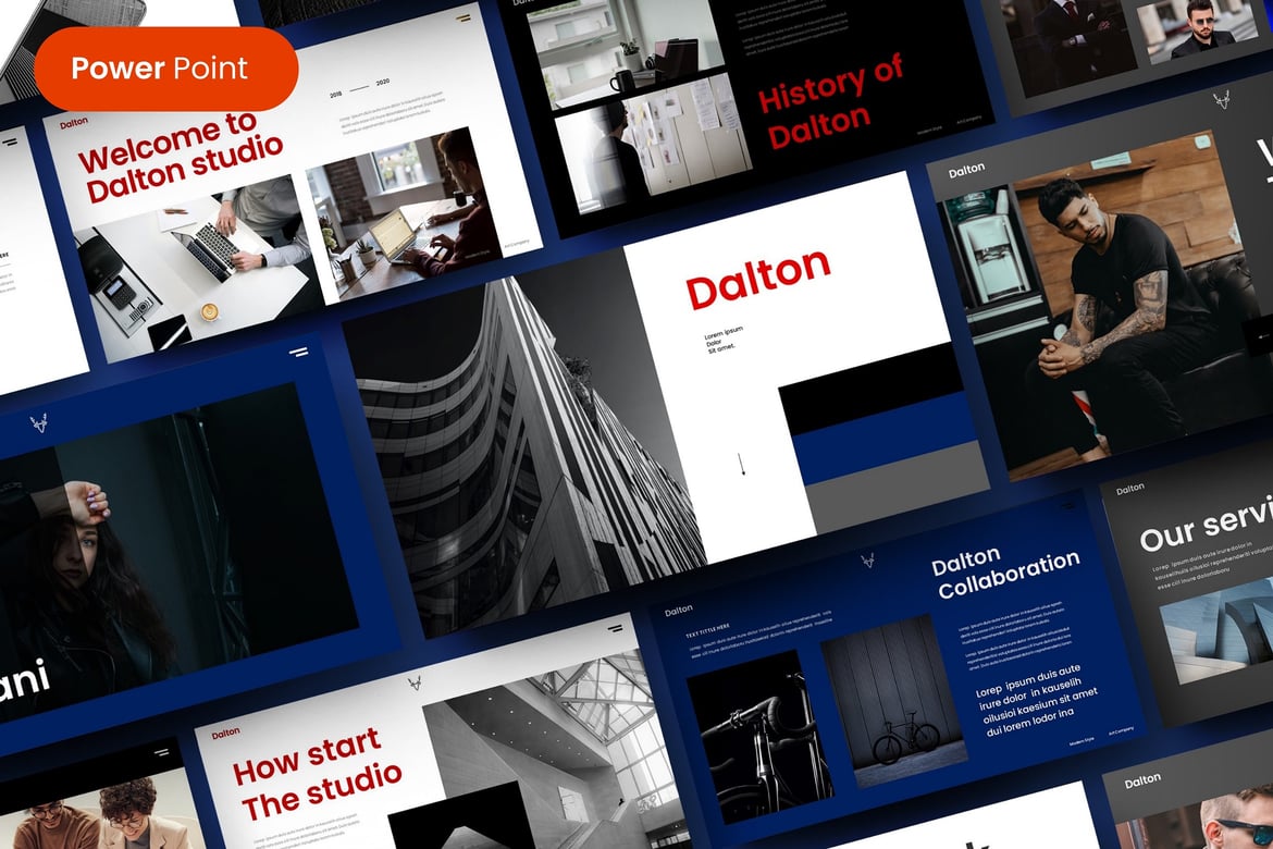 Dalton – Template Presentasi PowerPoint untuk Bisnis yang Profesional