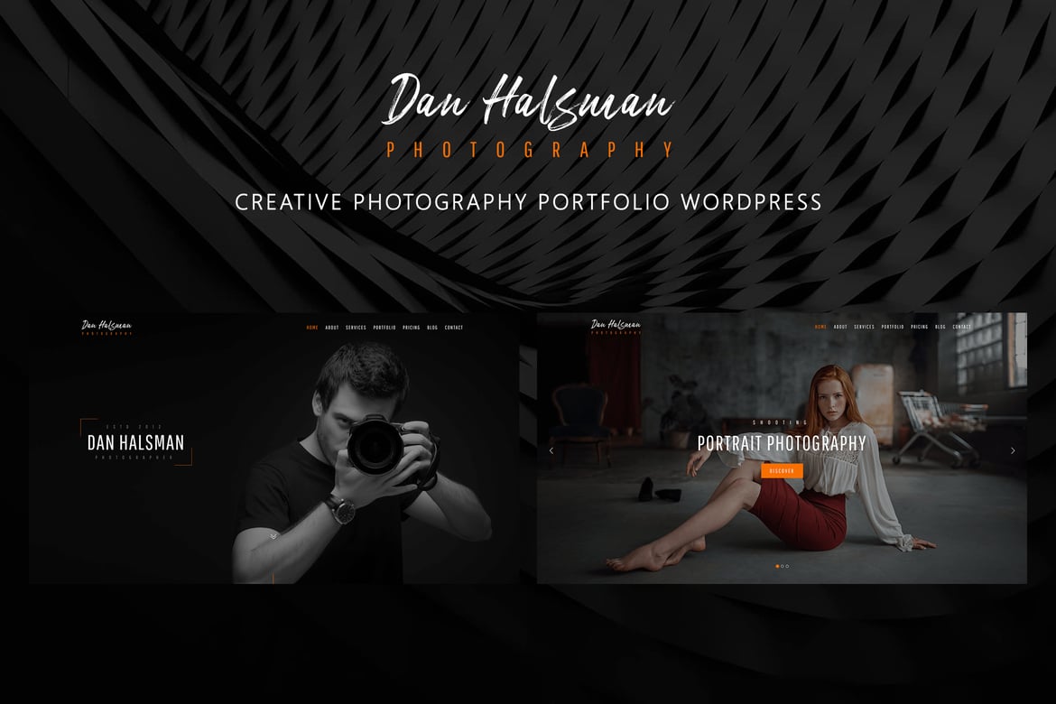 Tema WordPress Fotografi Kreatif Dan - Desain Modern dan Bersih