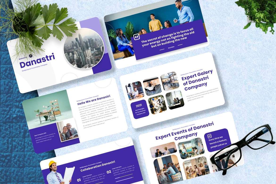 Danastri - Template Powerpoint Serbaguna yang Menarik
