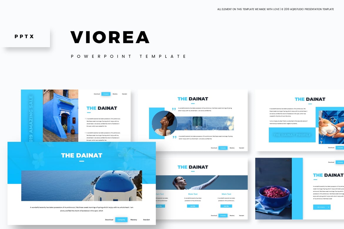 Template PowerPoint Daniat - Solusi Presentasi Serbaguna