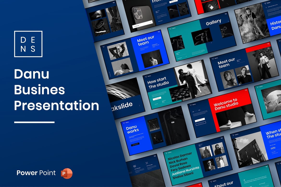 Danu – Template PowerPoint Bisnis yang Menarik
