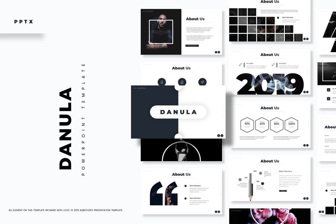 Danula - Template PowerPoint Serbaguna yang Menarik