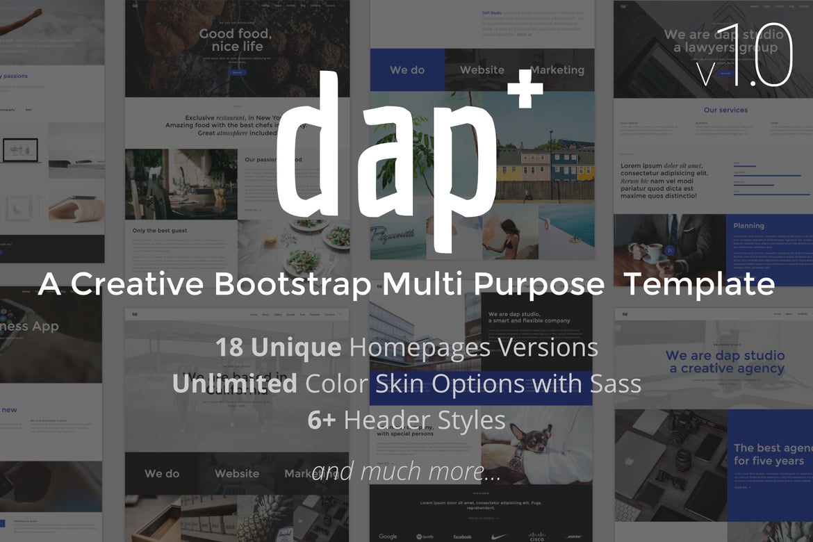 Dap - Template Website Serbaguna yang Kreatif dan Responsif