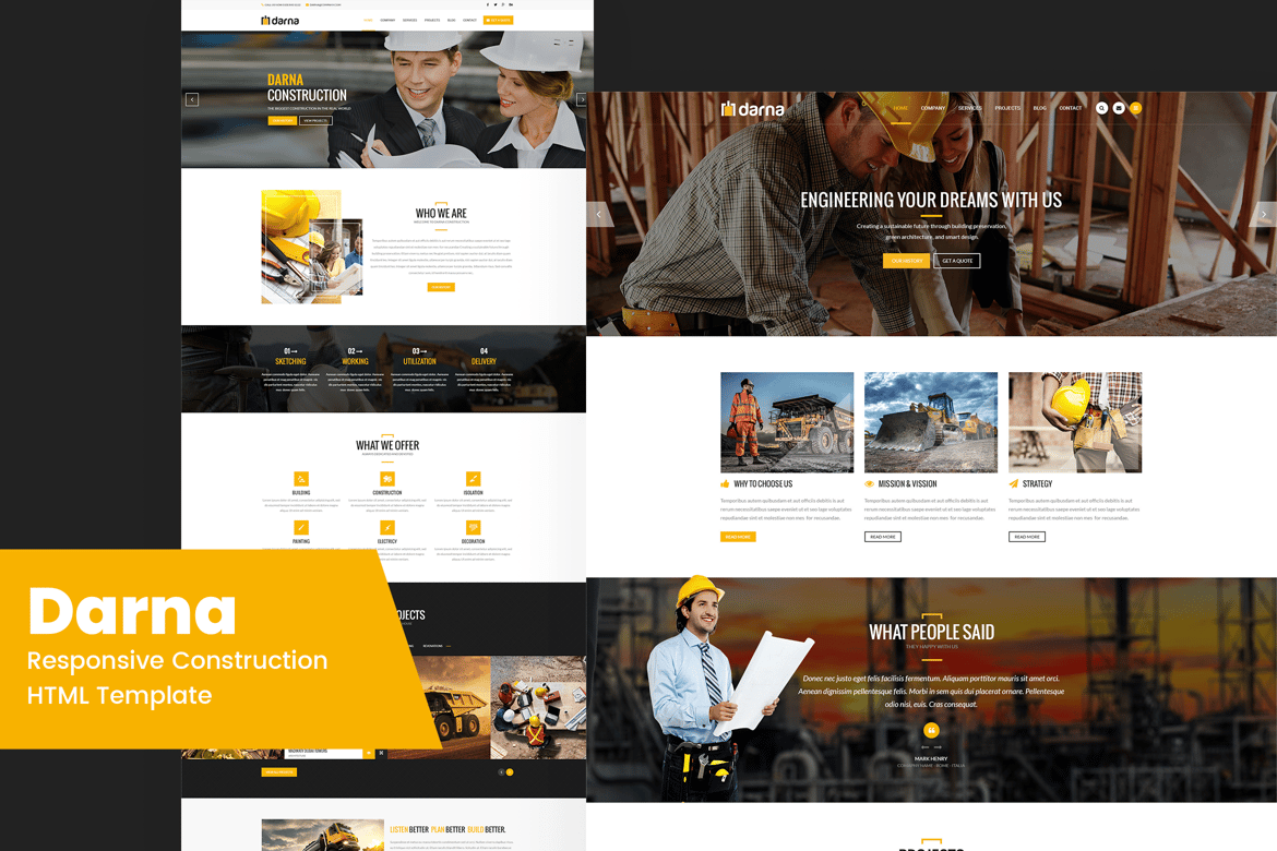 Darna – Template Website HTML5 untuk Bisnis Konstruksi dan Bangunan