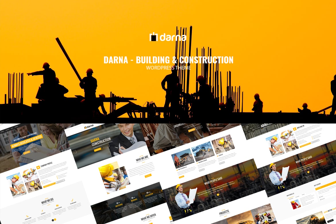 Darna – Tema WordPress untuk Bangunan dan Konstruksi yang Profesional