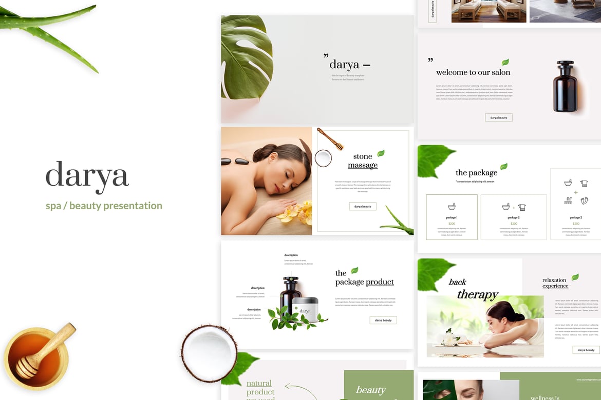 Template Powerpoint Darya - Solusi Presentasi Spa dan Kecantikan