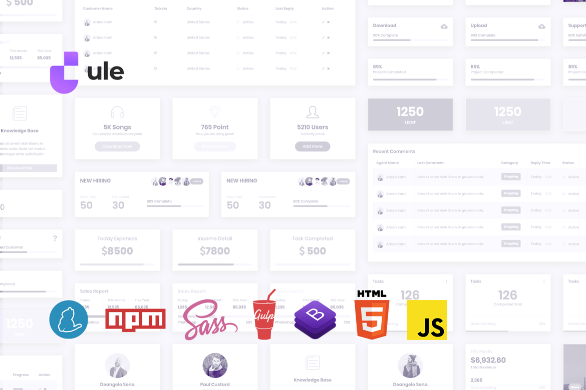 Template Website Dashboard Modern untuk Bootstrap 4