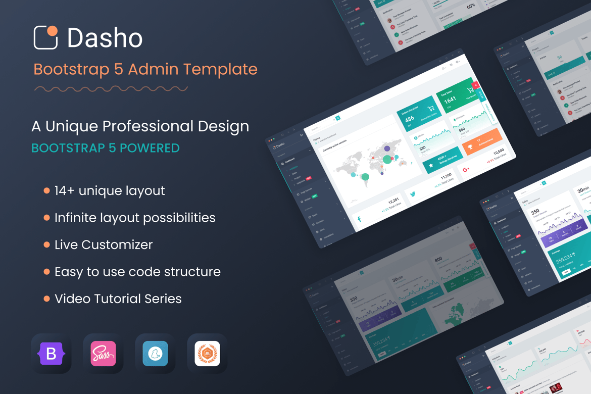 Dasho: Template Admin Bootstrap Terlengkap untuk Proyek Anda