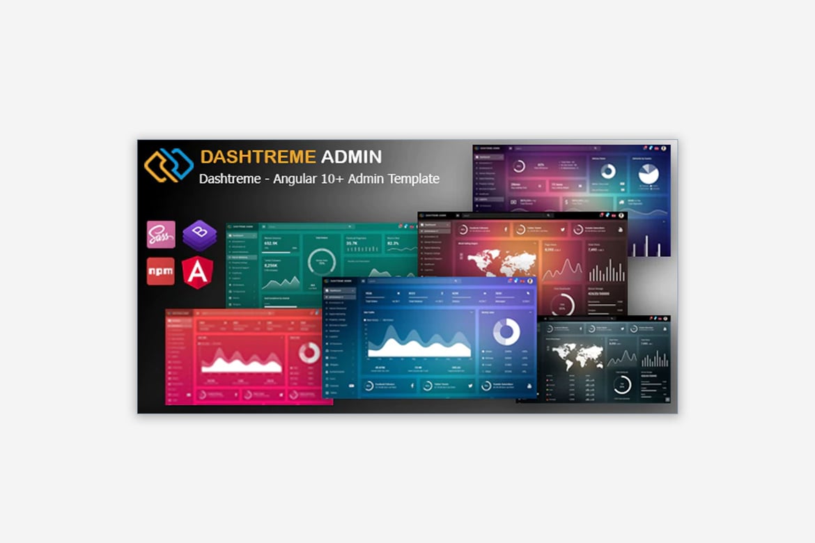 Dashtreme - Template Website Admin Angular 10+ yang Kuat dan Responsif
